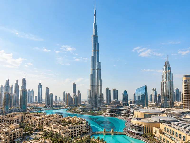 Illustrative Dubai skyline with Burj Khalifa; not company premises